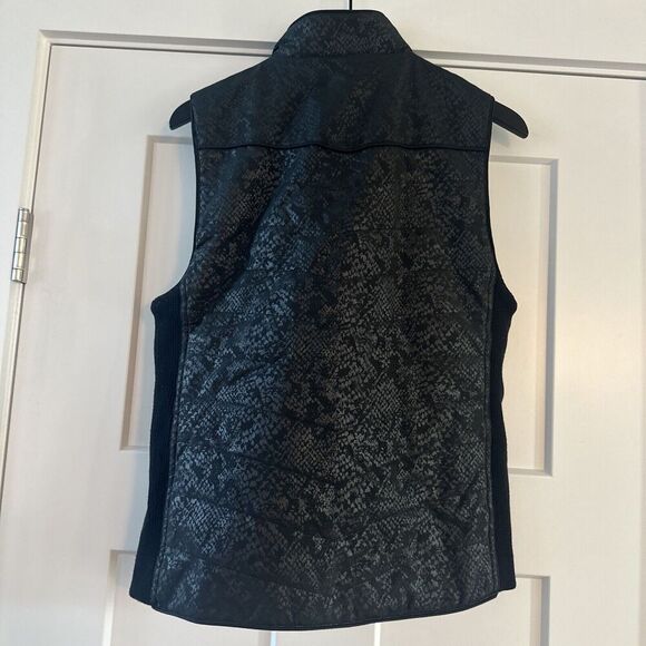 Hooey Softshell Vest Sz M Black Grey Speckled Outdoors Western - Picture 10 of 12